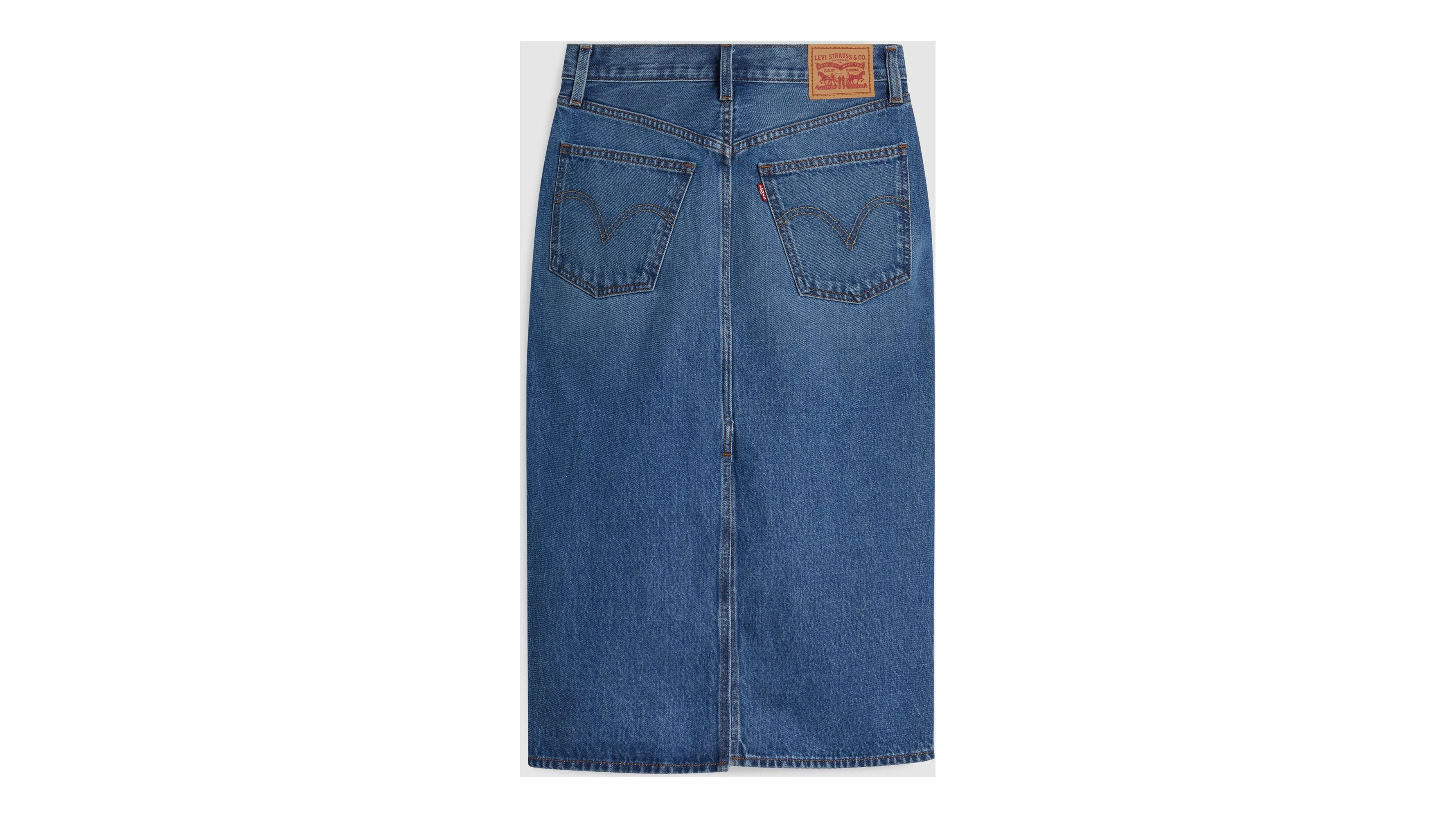 Back Slit Skirt