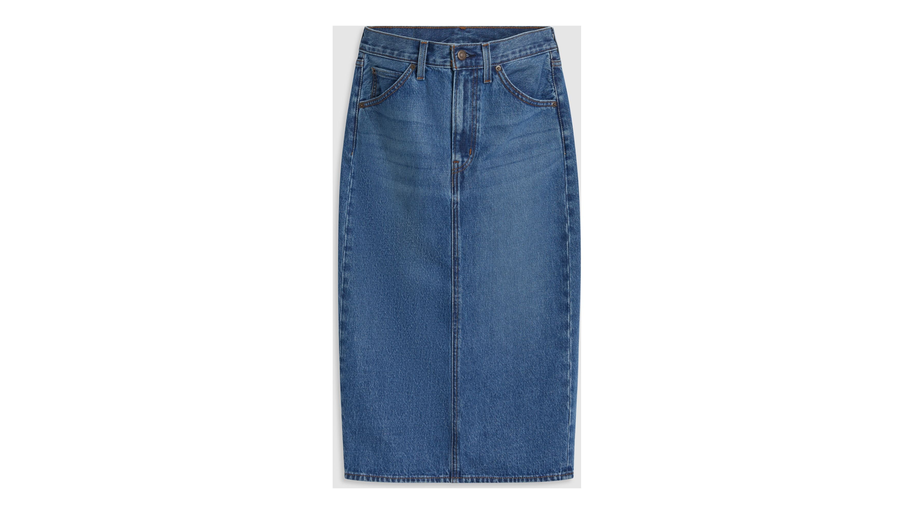 Back Slit Skirt