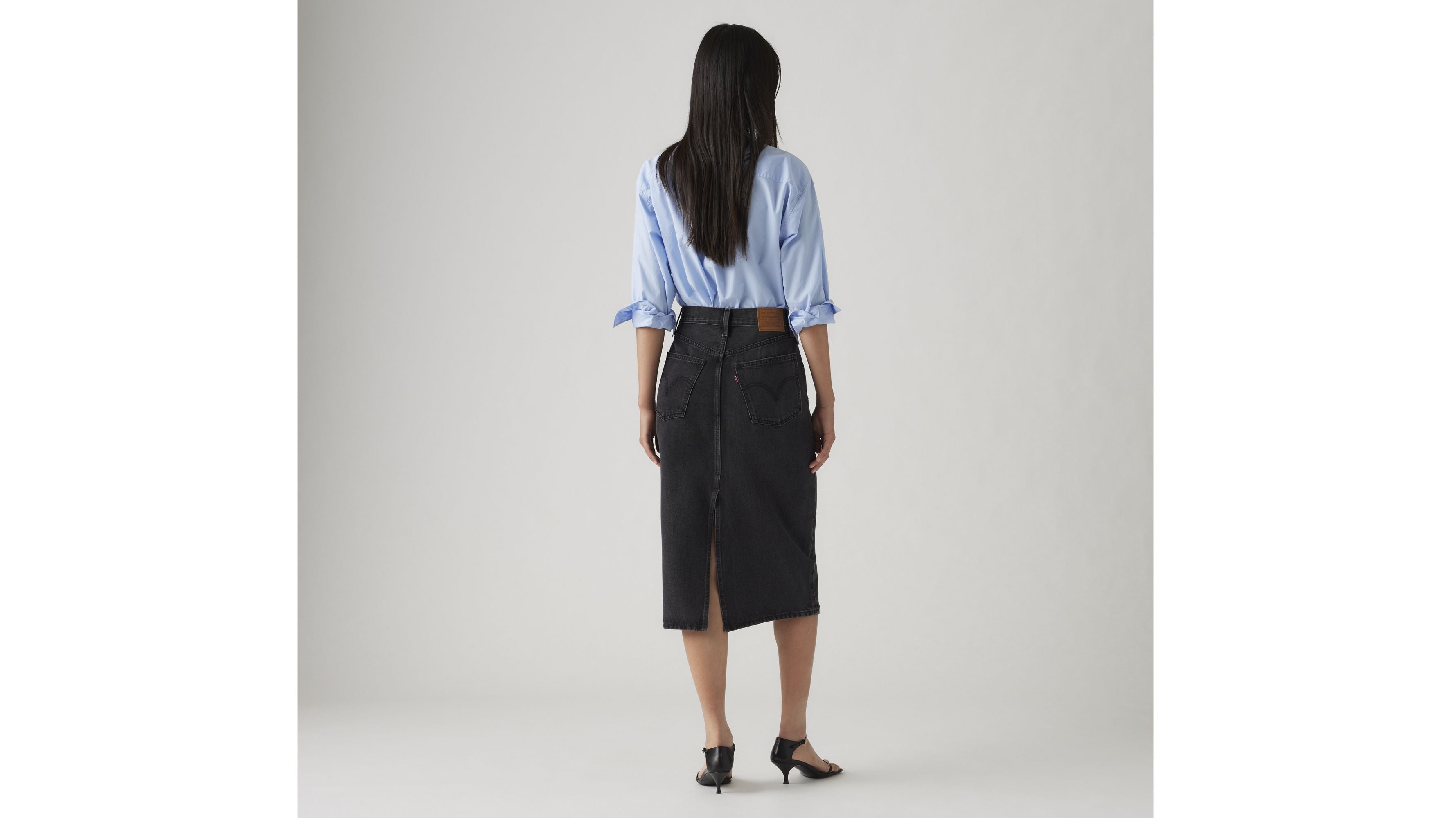 HR Back Slit Skirt