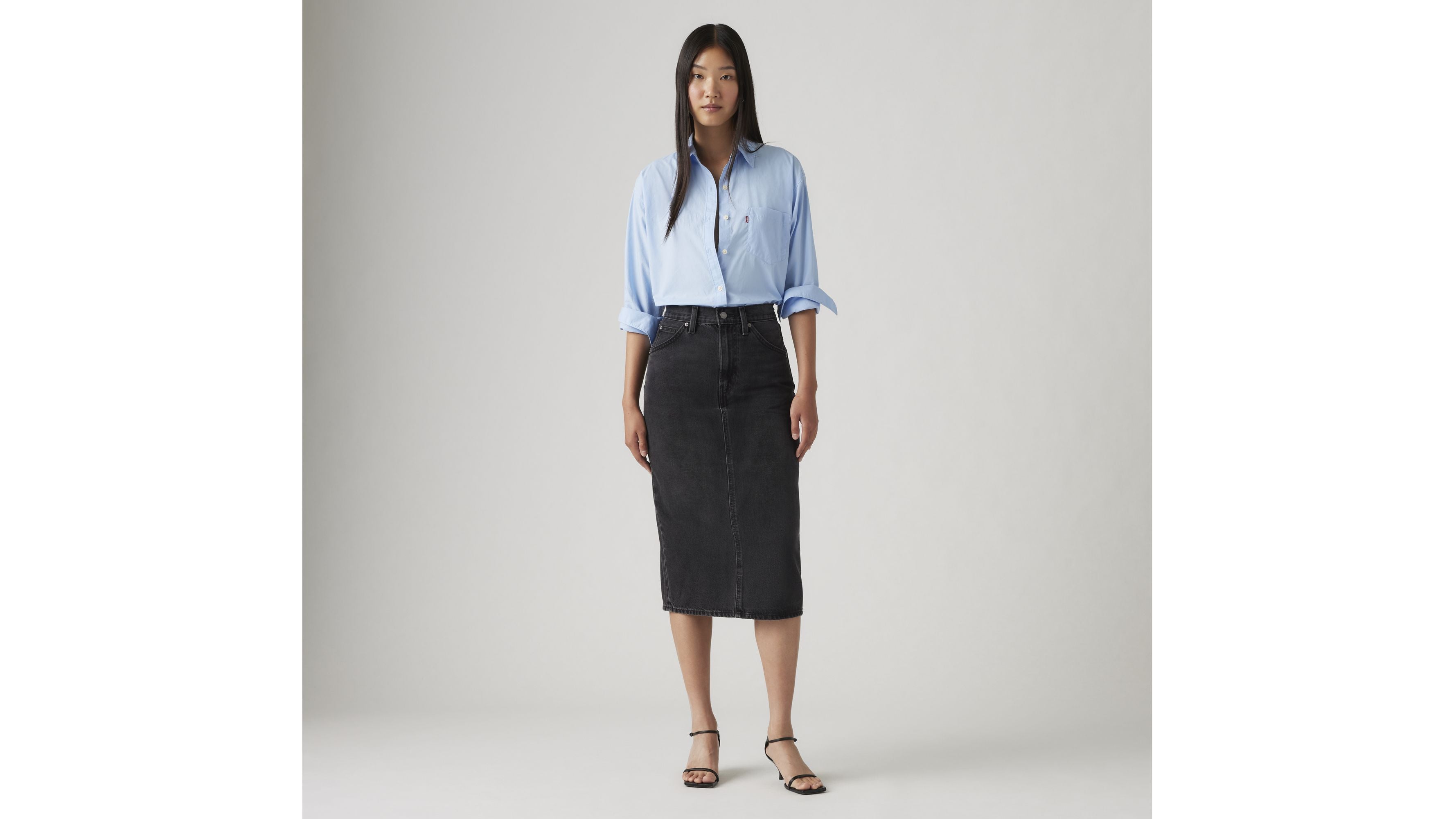 HR Back Slit Skirt