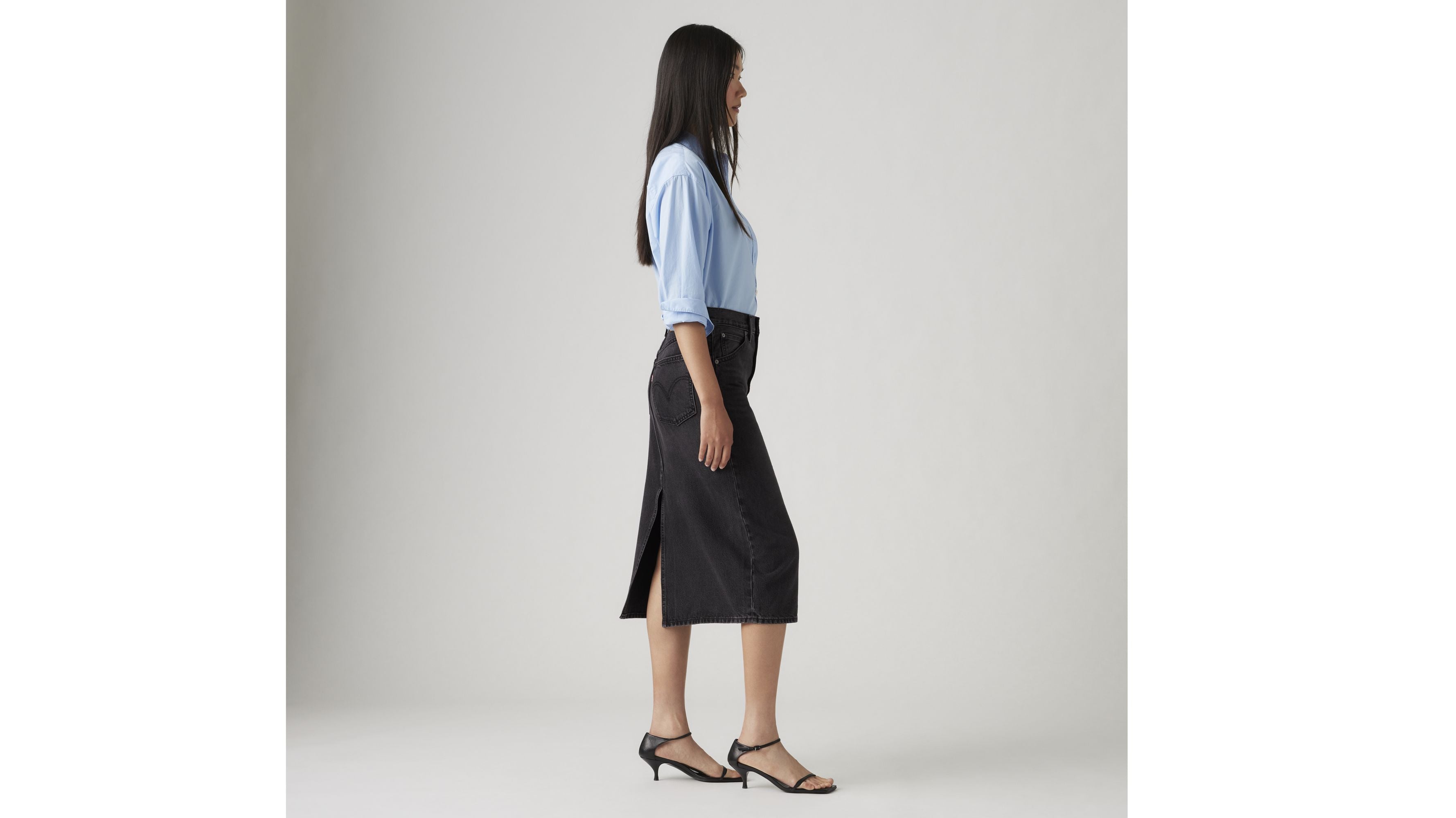 HR Back Slit Skirt