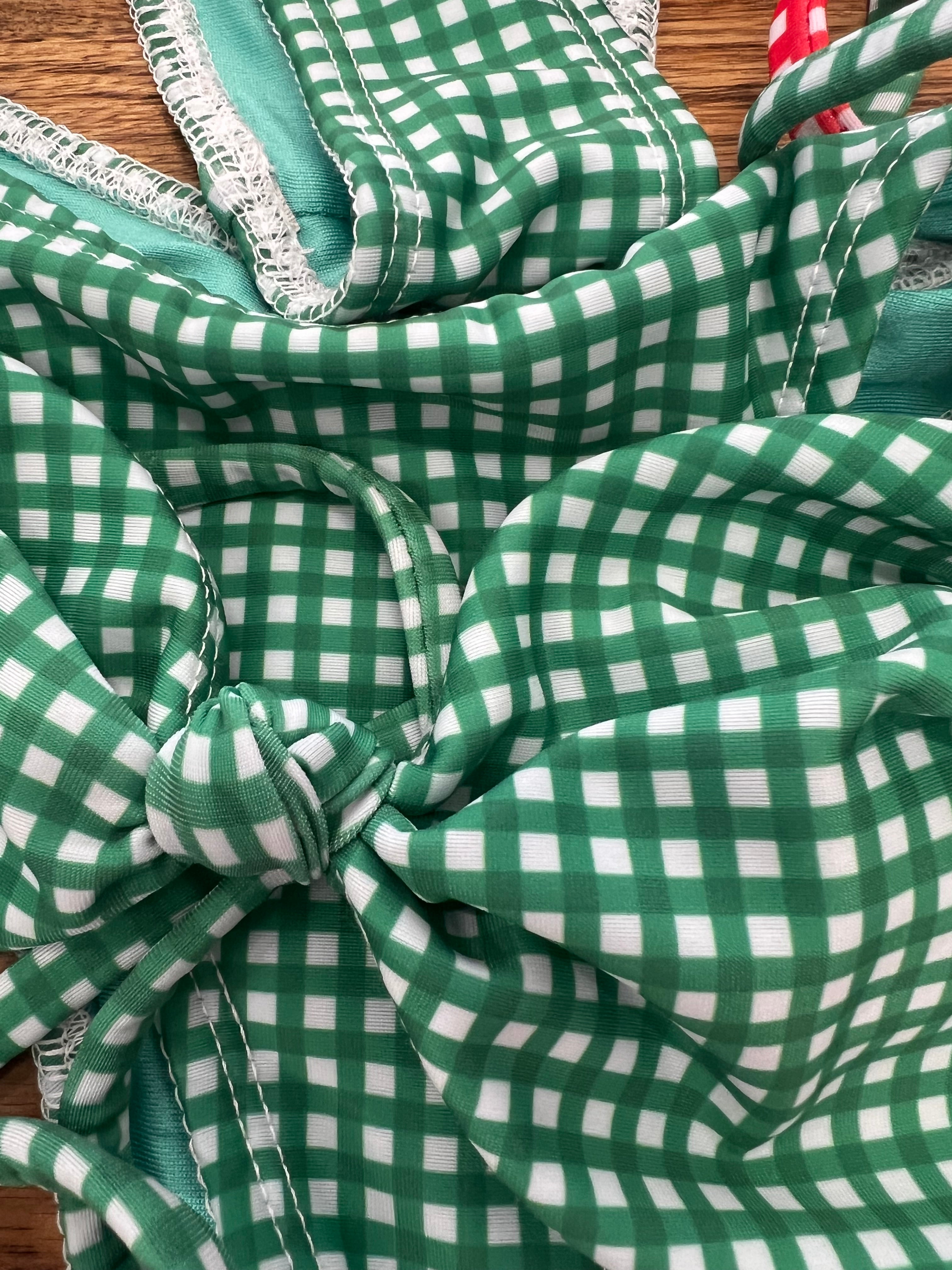 Marcee Gingham Bikini Knot
