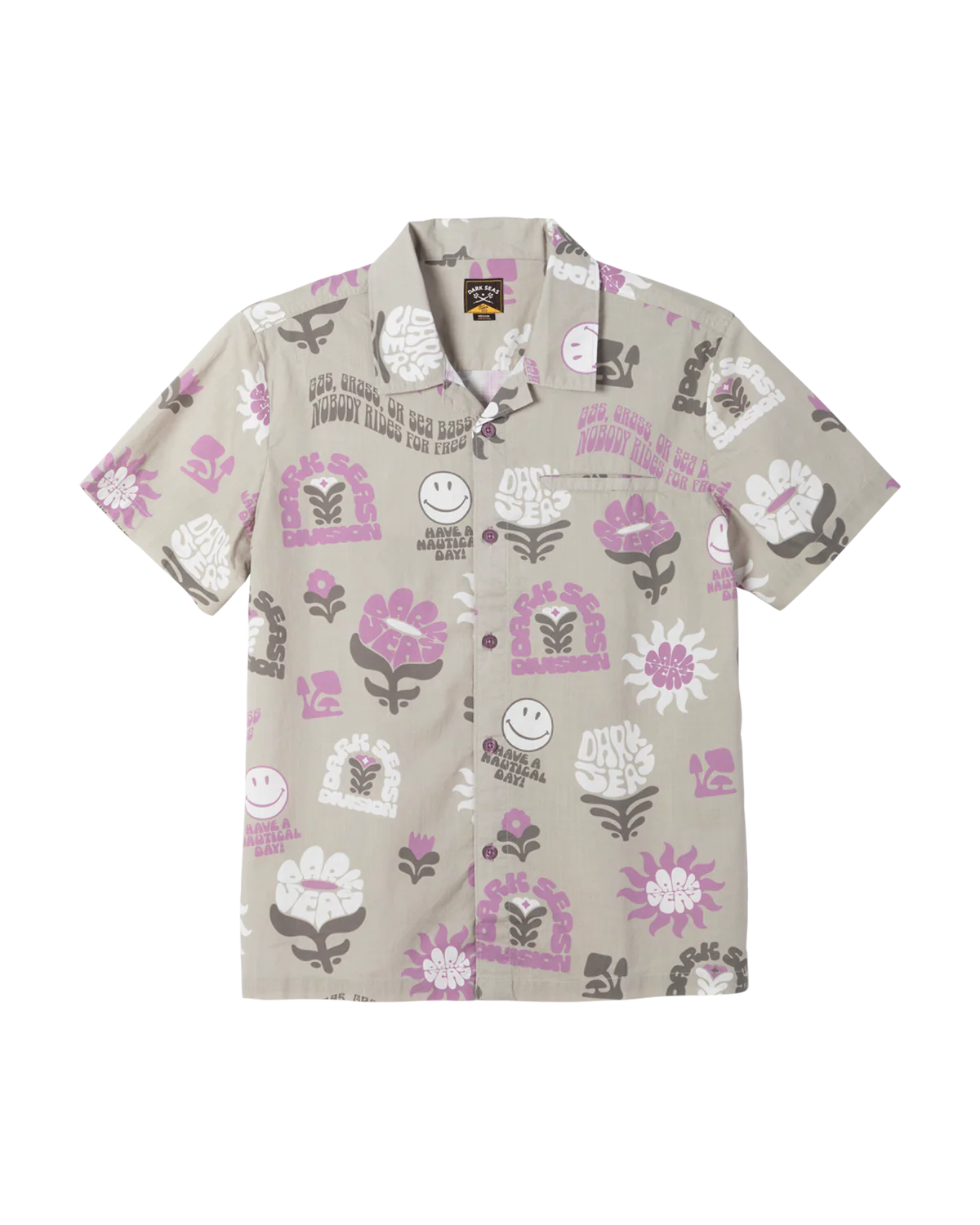 Camisa Mar Vista Dark Seas - Vista frontal color Moss