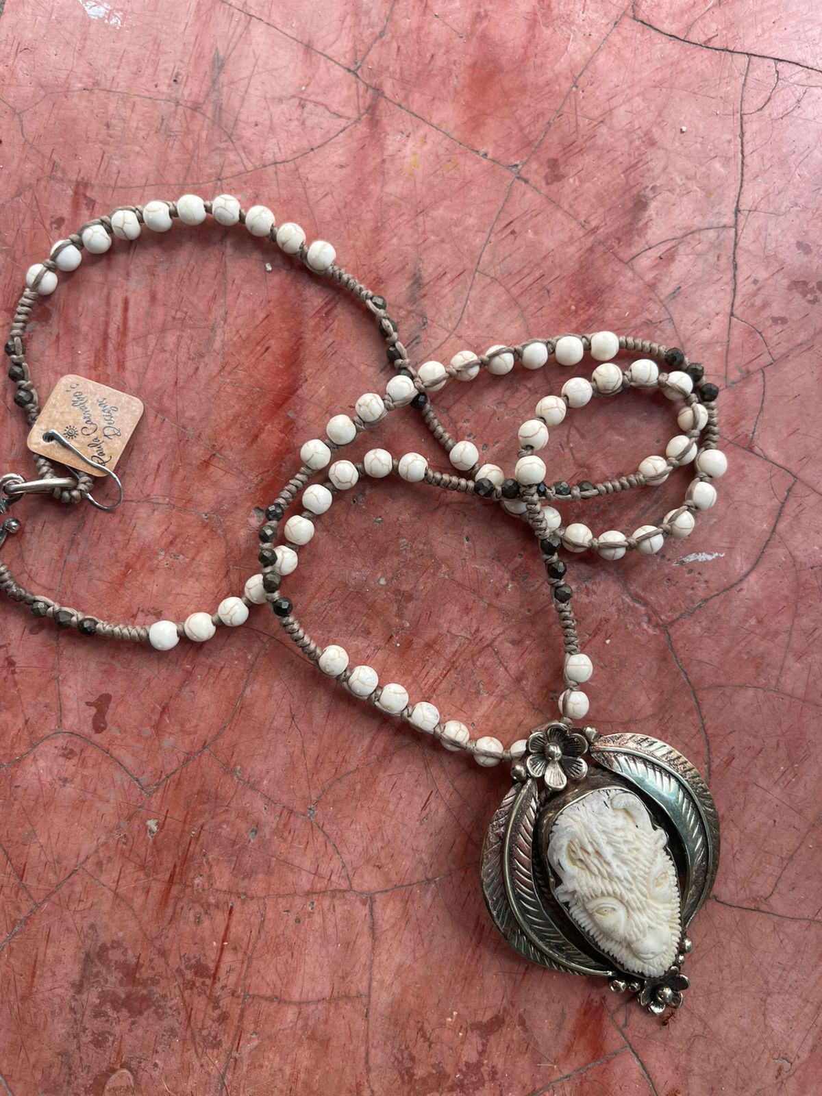 Feathered Buffalo Necklace