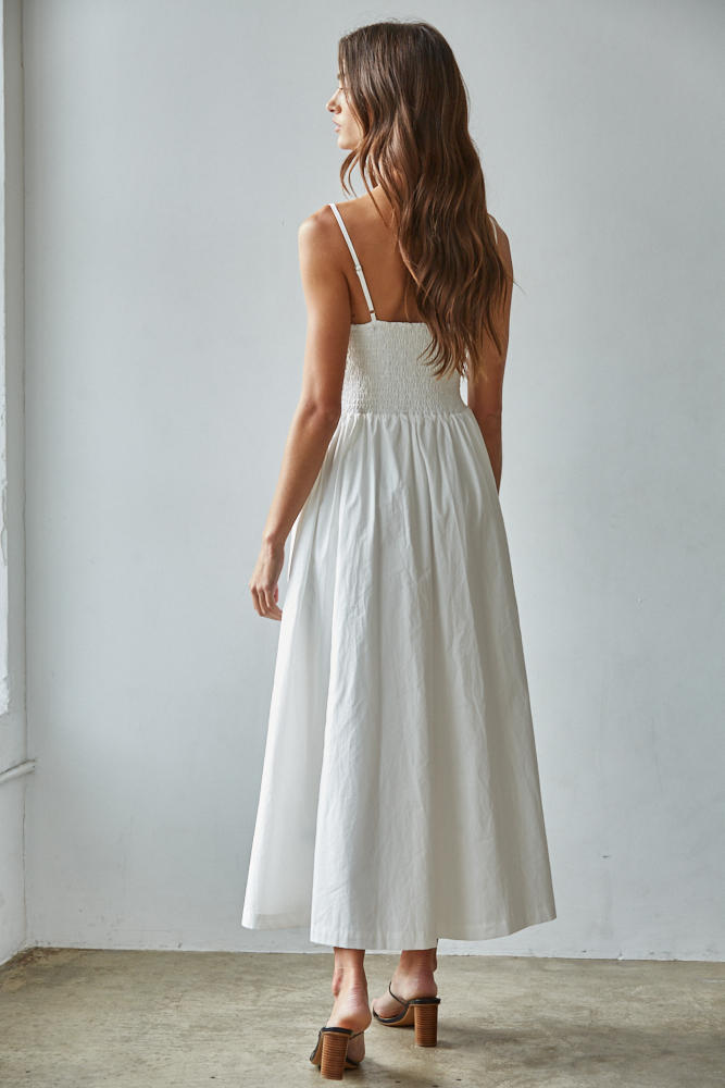 Cerise Floral Eyelet Maxi