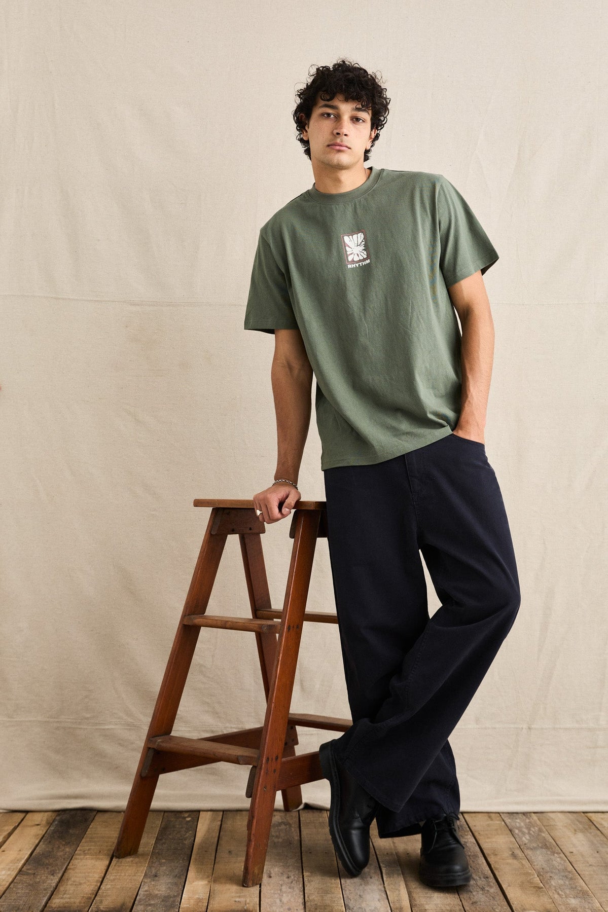 Relaxed Wash Canvas Pant