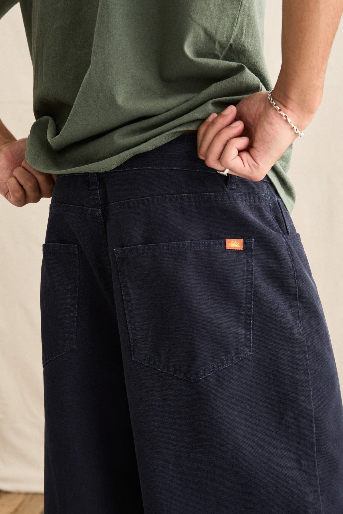 Relaxed Wash Canvas Pant