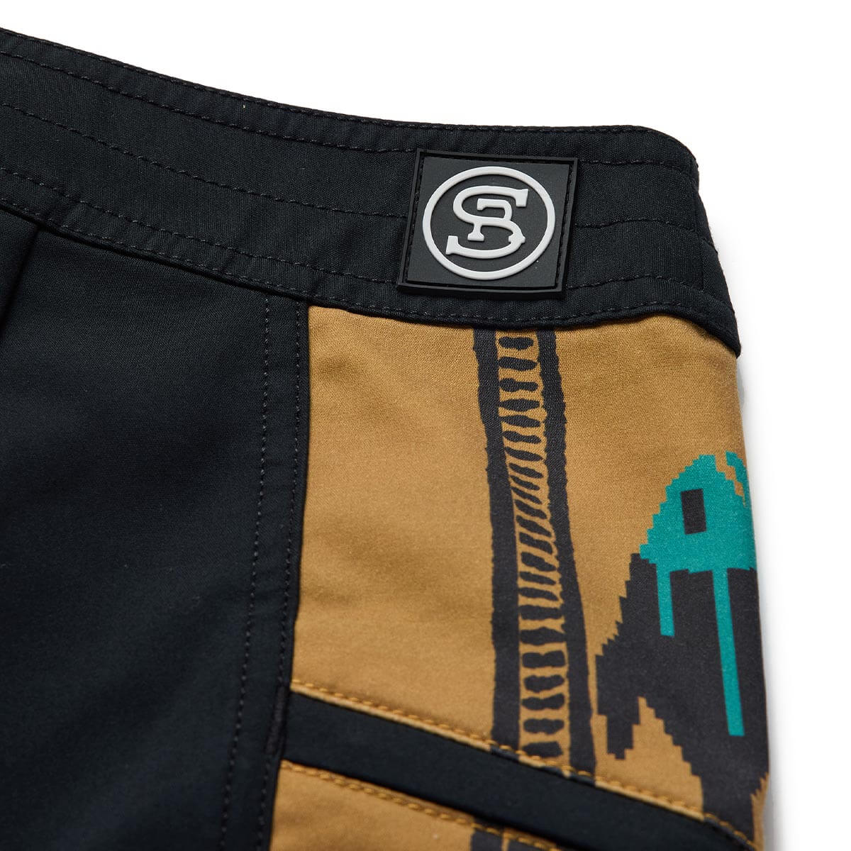 Capo Panel Boardshort Upstream Black - Seager