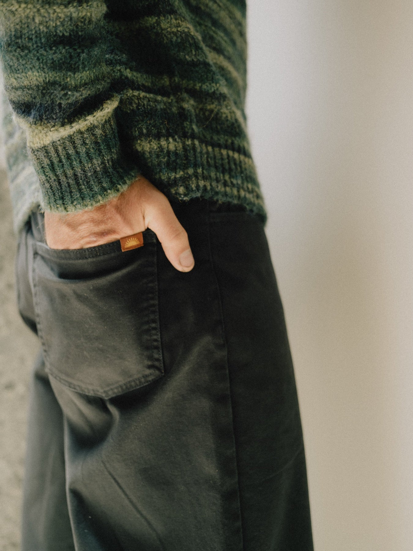 Relaxed Wash Canvas Pant