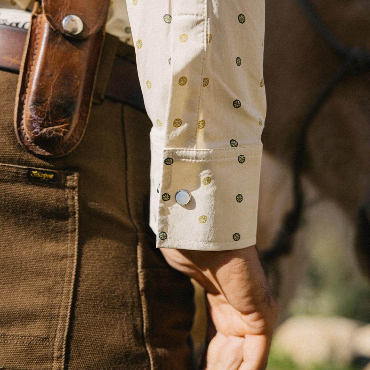 El Ranchero LS UV Shirt Peyote Button - Seager