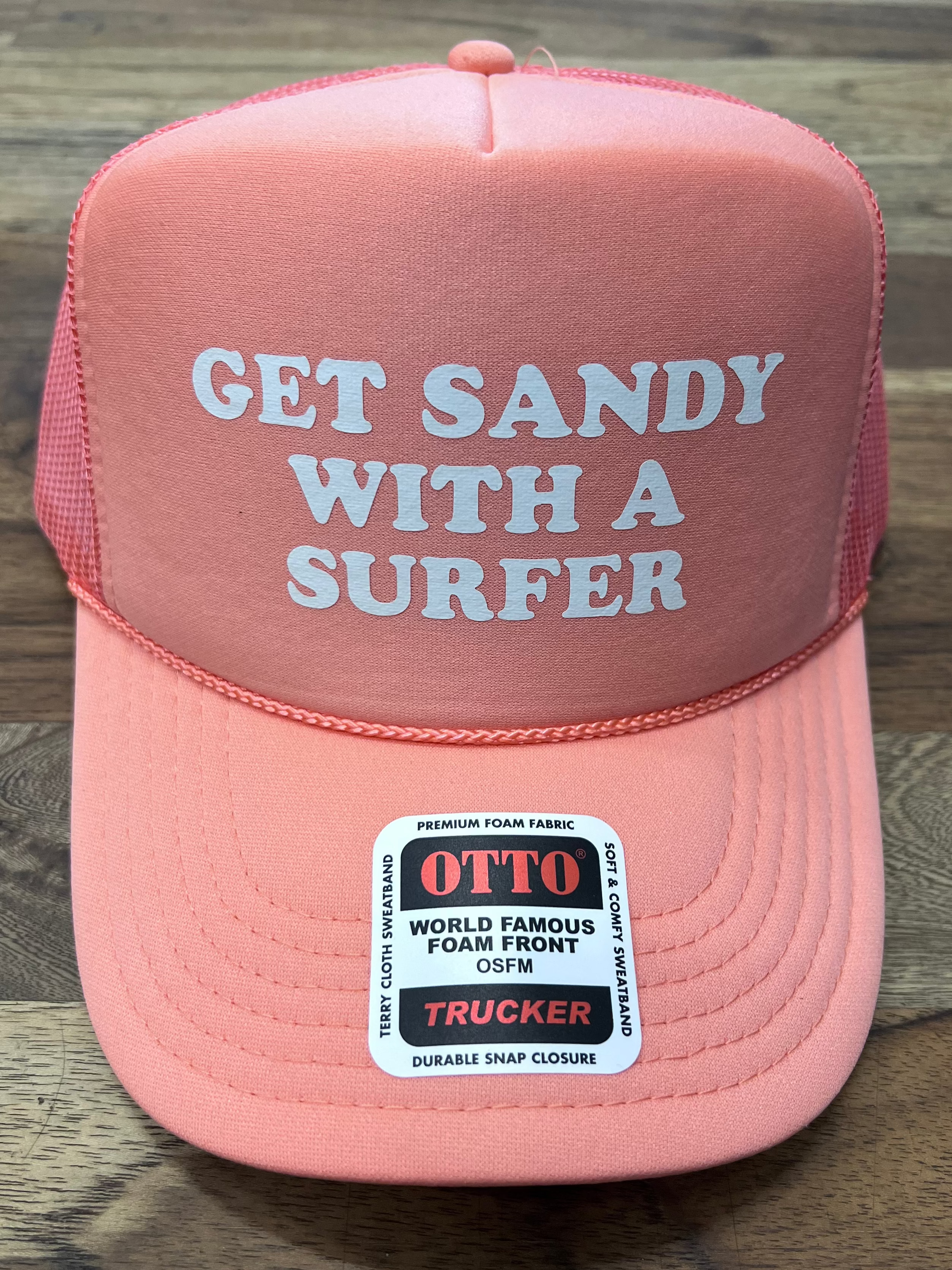 Get Sandy Trucker Hat