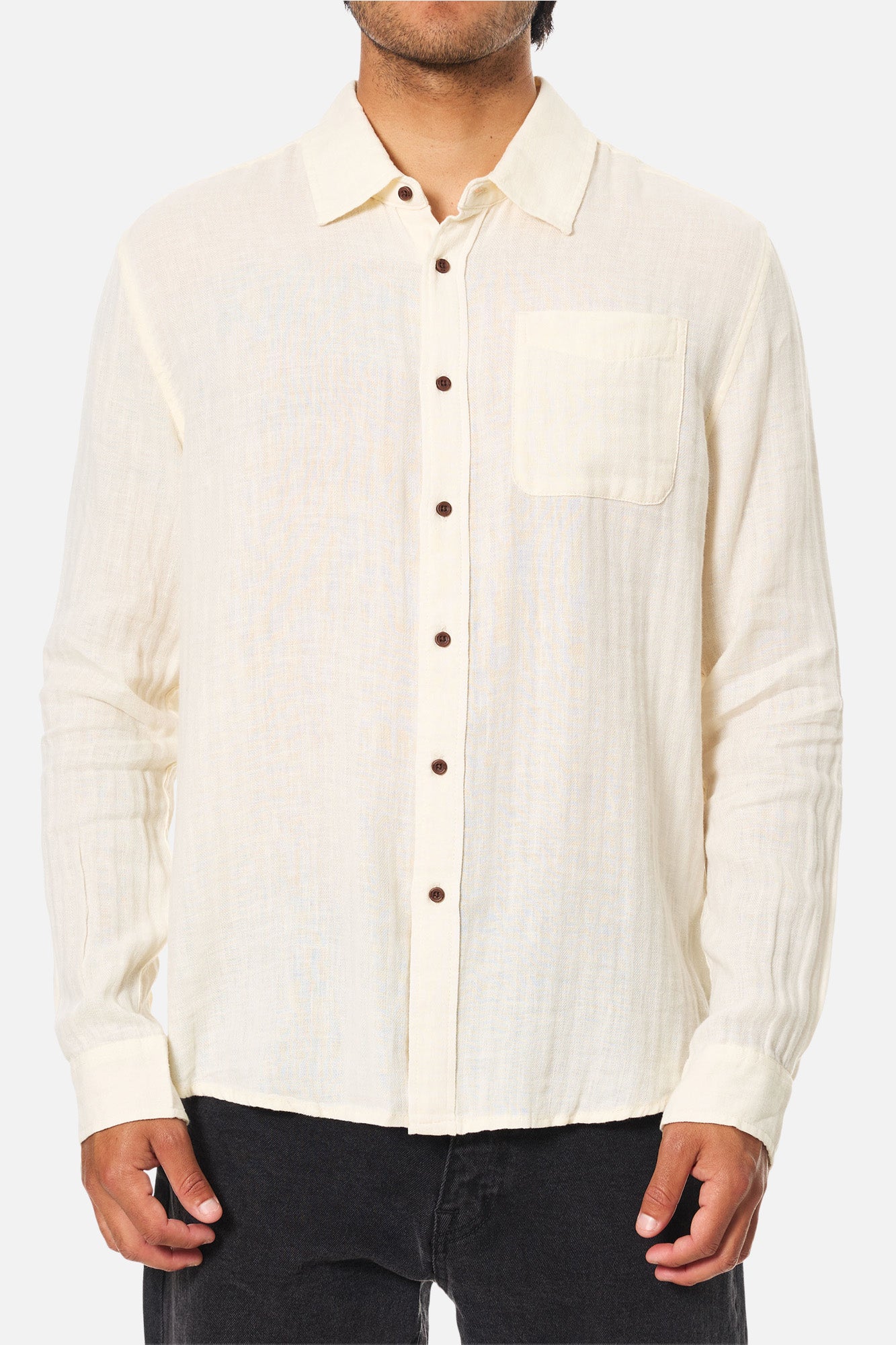 Alan Solid LS Shirt