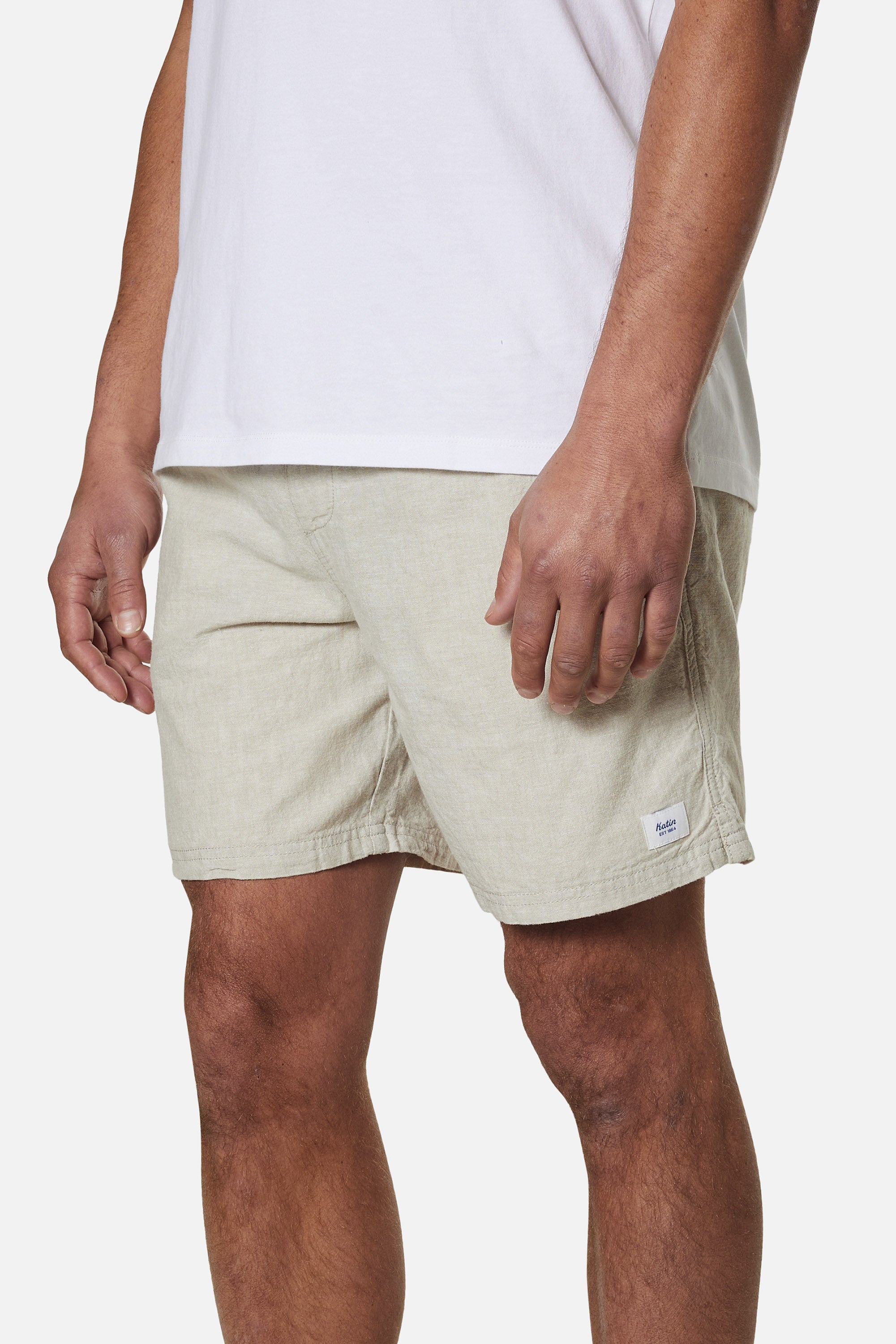 Isaiah Local Short Light Gray - Flat Lay 03