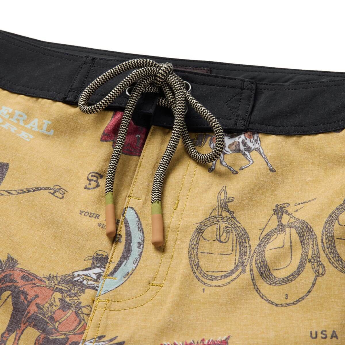 Microdose Scallop Boardshort Bronze - Seager