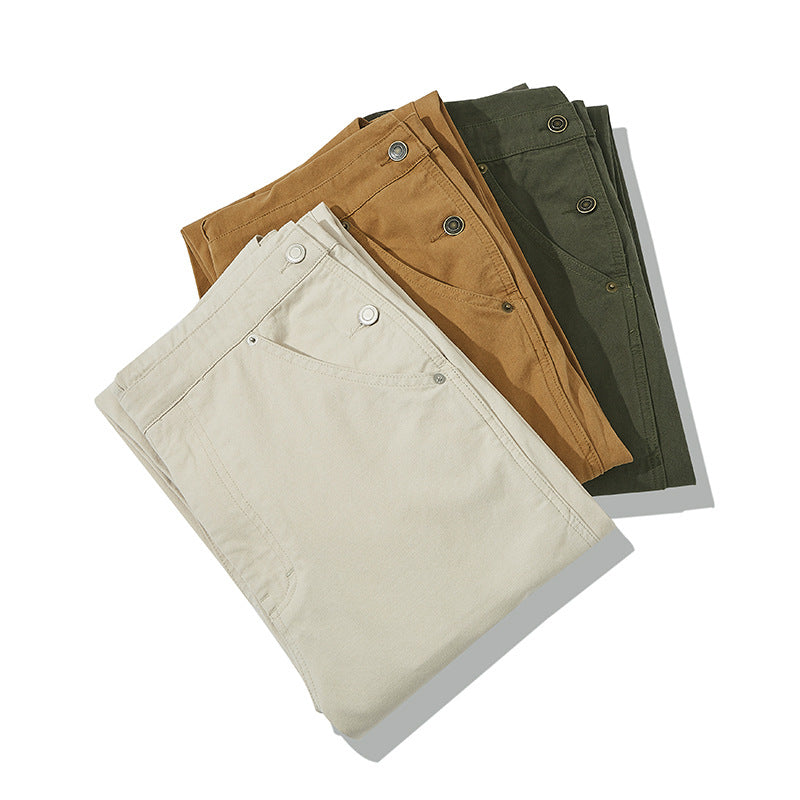 Retro Casual Suspender Jumpsuit