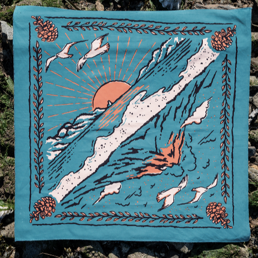 Volcano & Sea Bandana