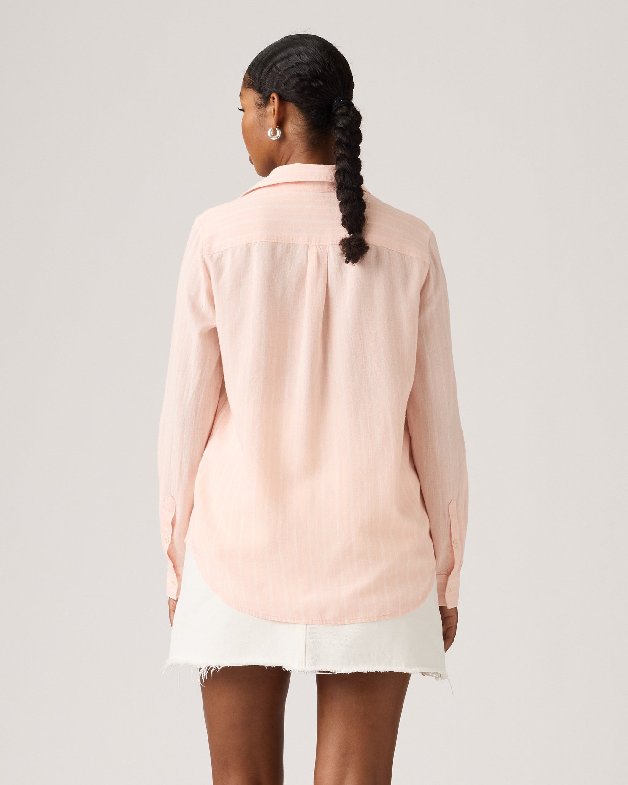 Darlene Utility Shirt Rivington Stripe Crystal Pink - Levi's - Vista trasera