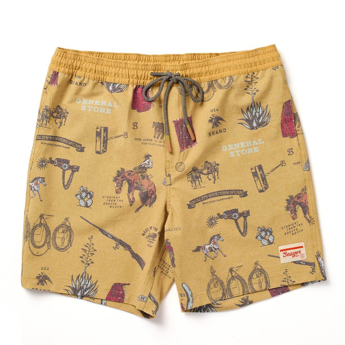 Yuma Hybrid Shorts Bronze - Seager