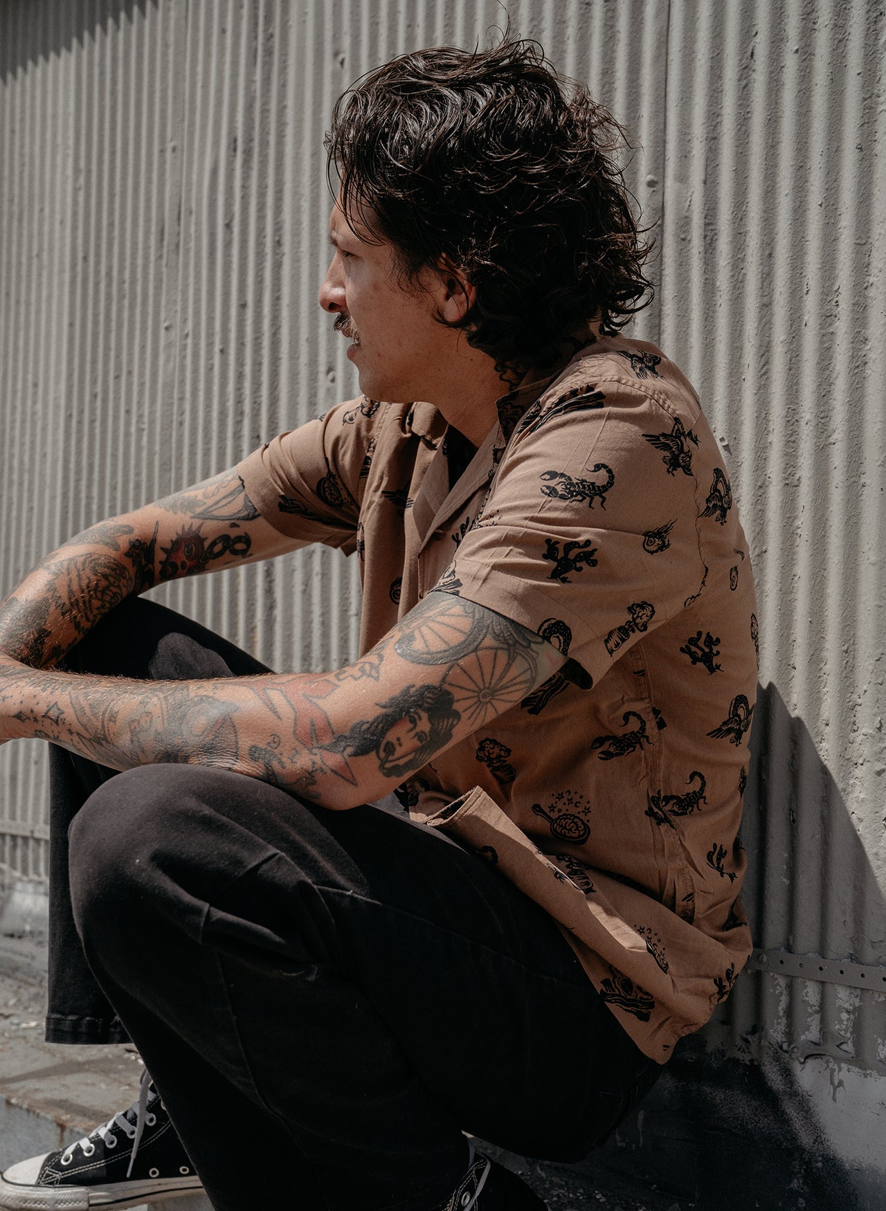 Brain Fried Button-Up