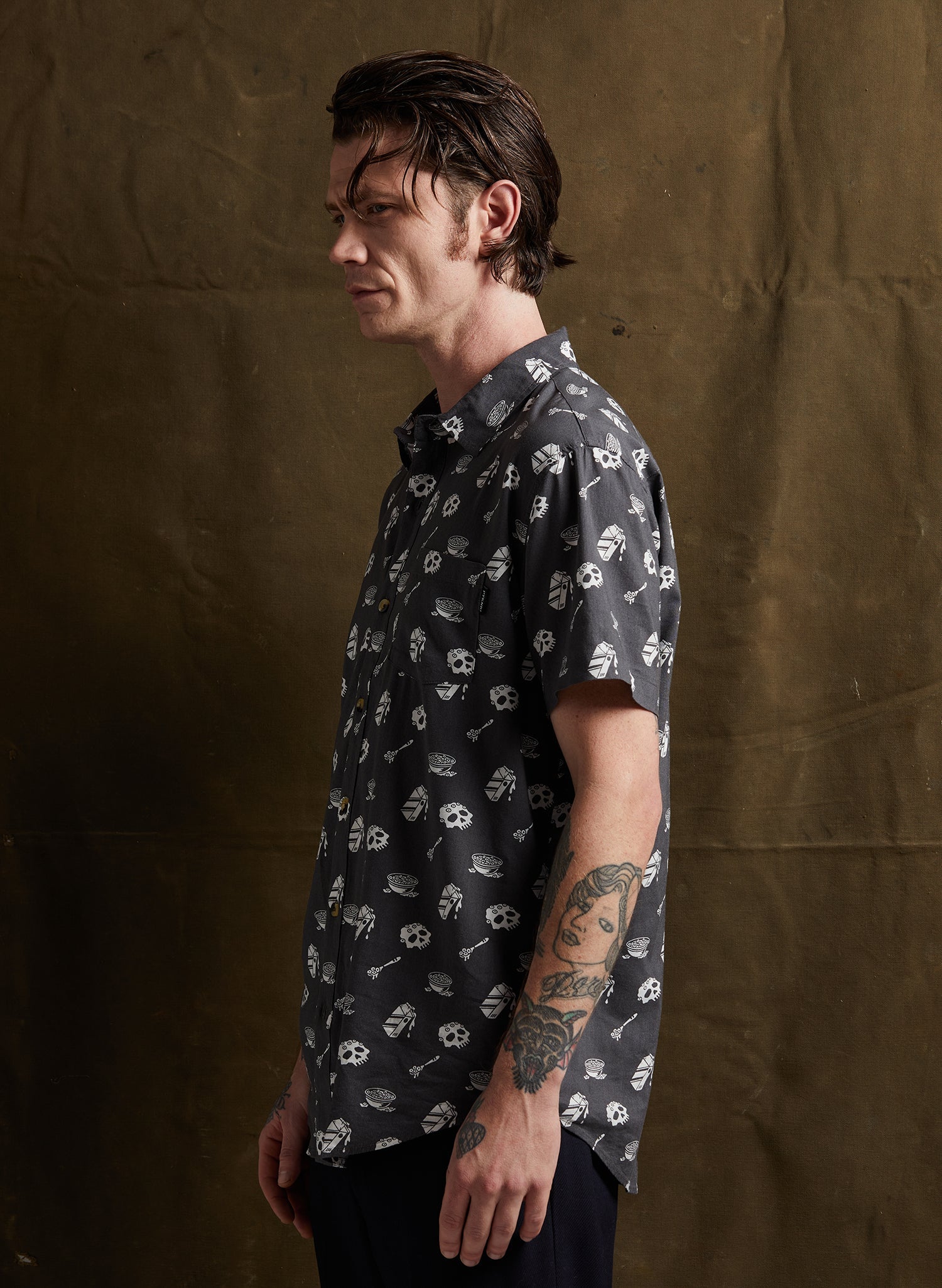 Cereal Killer Button-Up