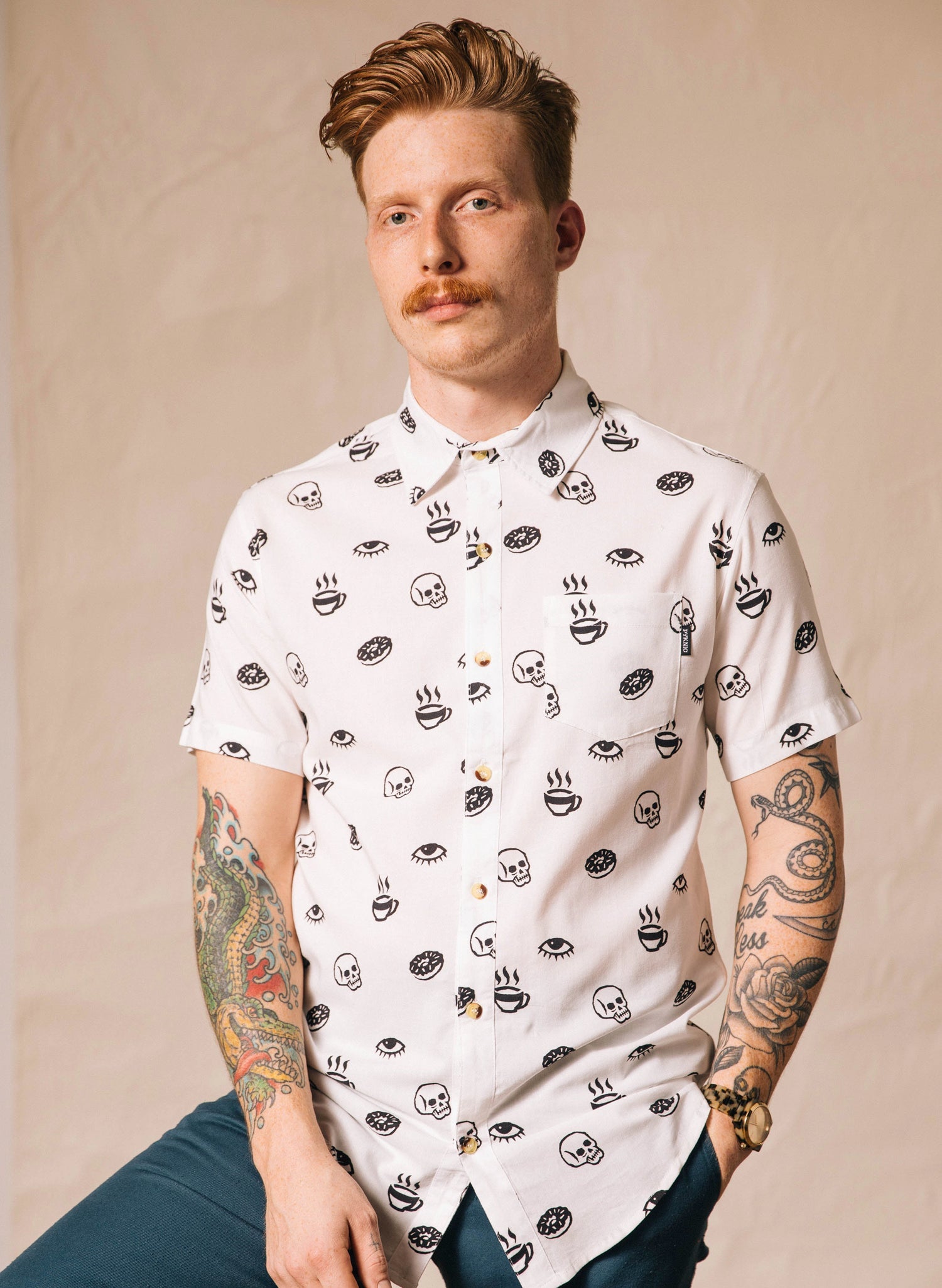 Morning Glory Button Up