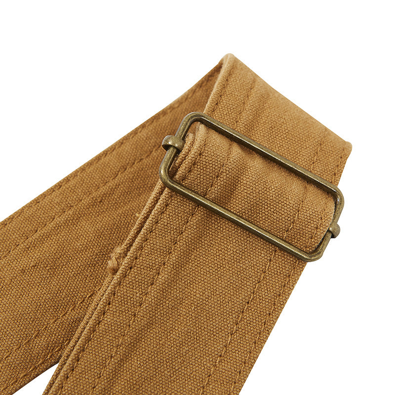 Retro Casual Suspender Jumpsuit