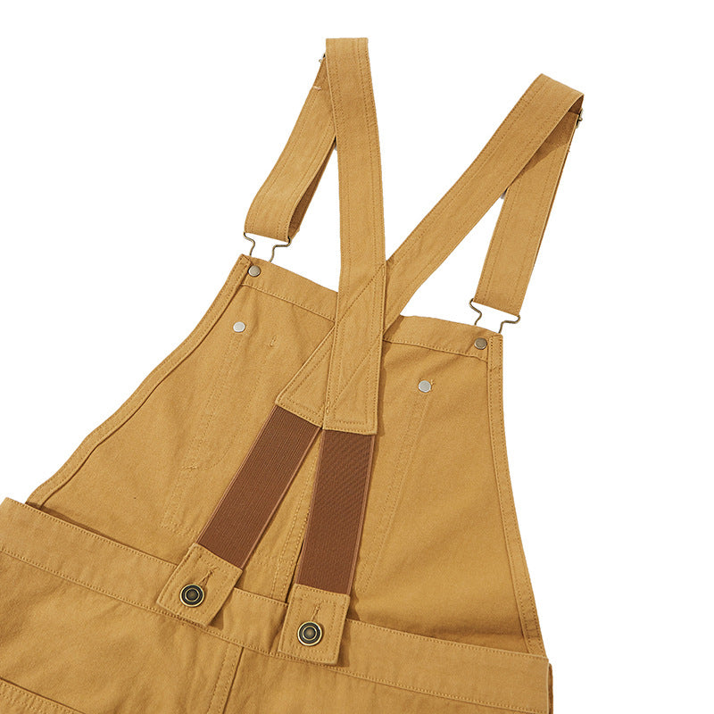 Retro Casual Suspender Jumpsuit