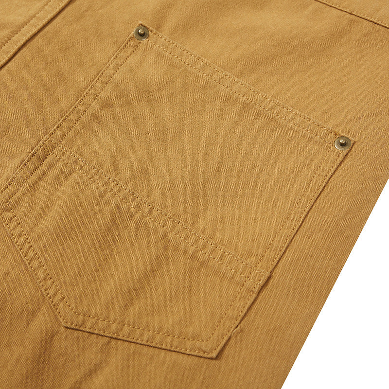 Retro Casual Suspender Jumpsuit