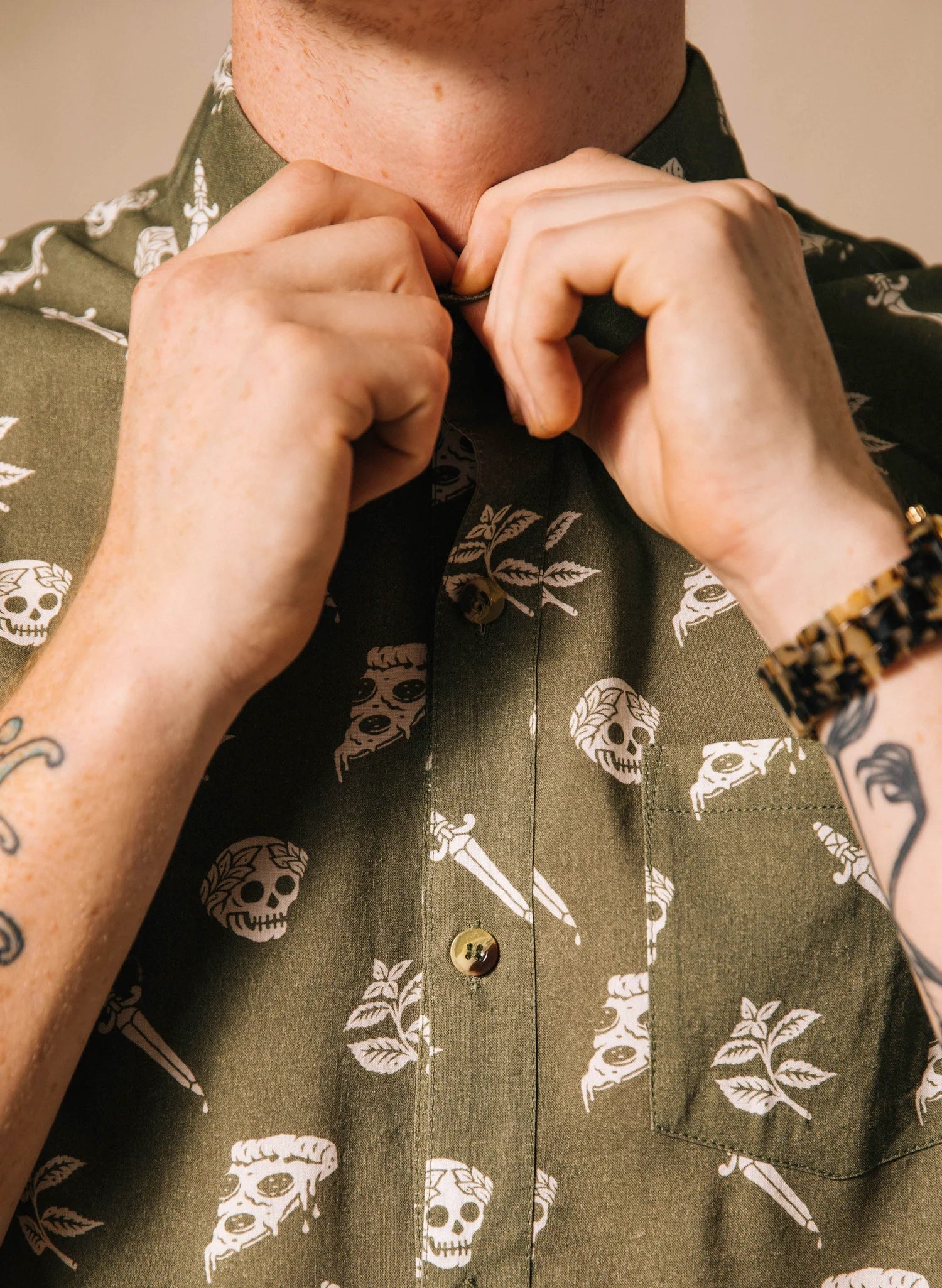 Pizza Slayer Button-up (Copy)