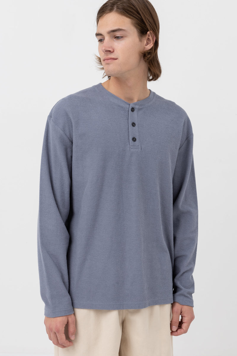 Vintage Terry LS Henley