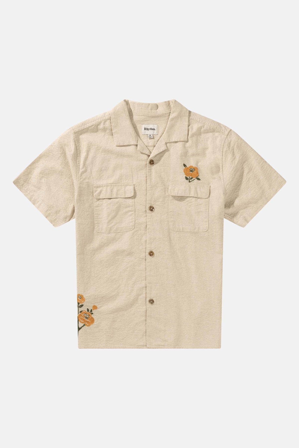 Embroidered Seersucker SS Shirt