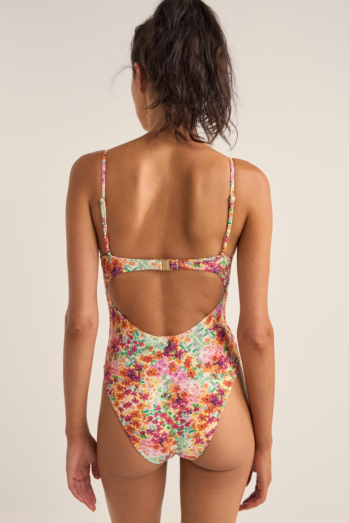 Sierra Floral Tie Front One Piece