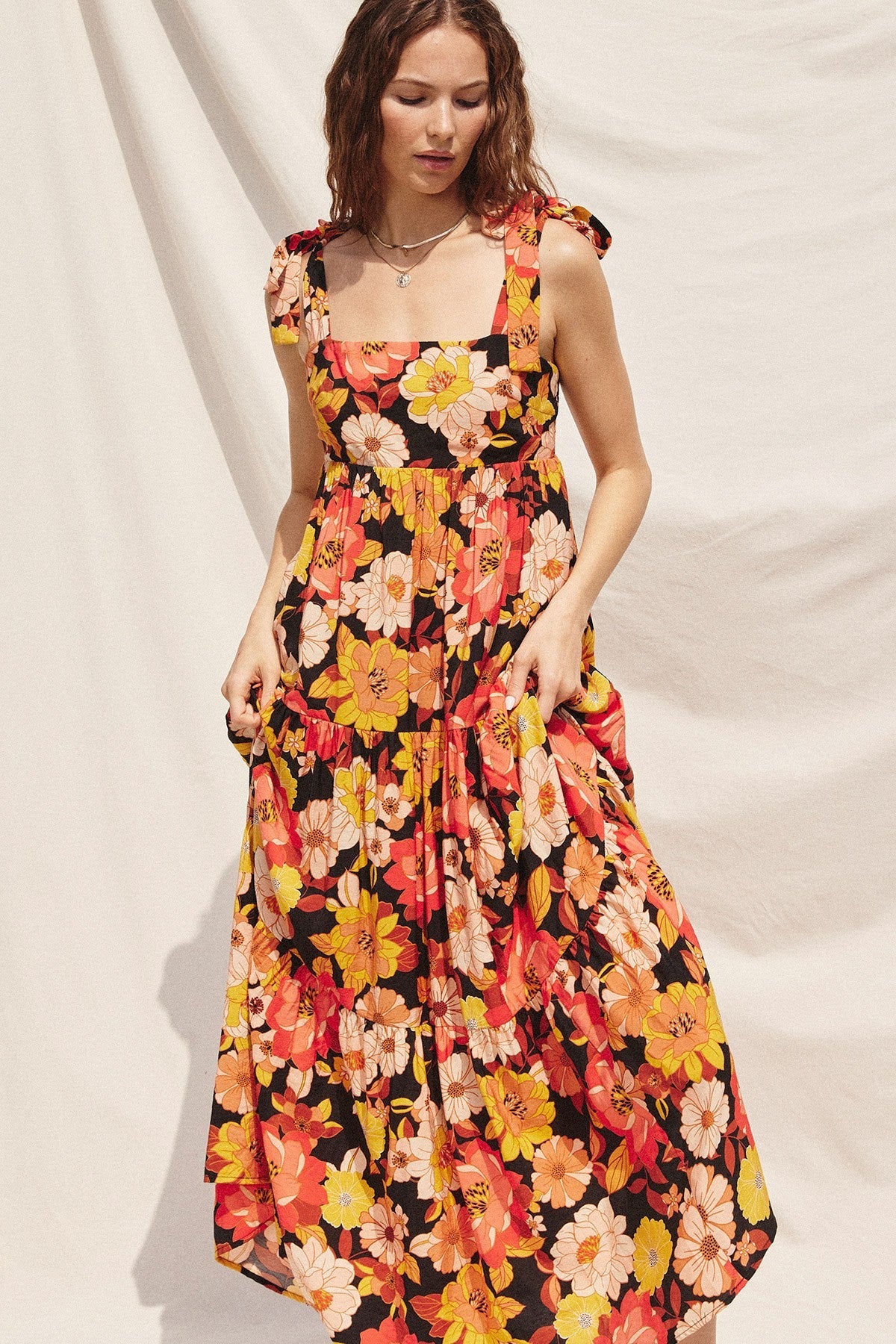 DF Night Garden Maxi Dress