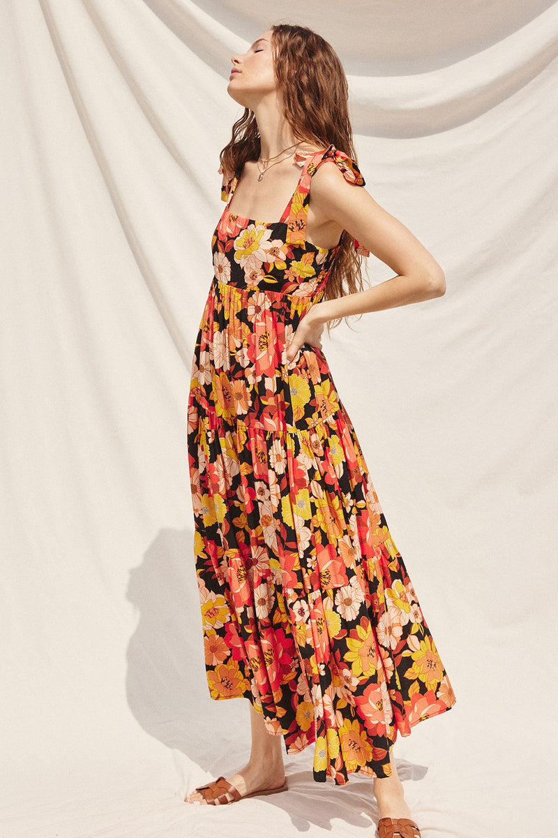 DF Night Garden Maxi Dress