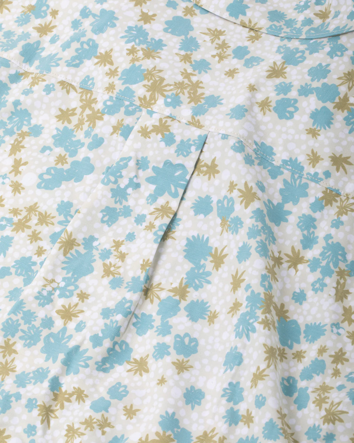 Camisa Wilhart Dark Seas - Detalle estampado Off White/Blue
