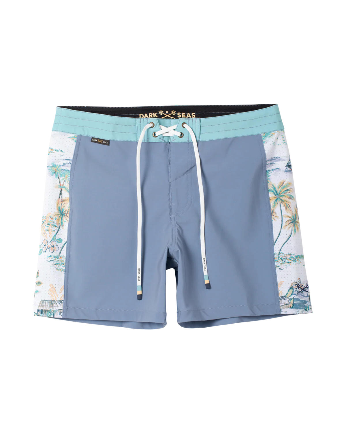 Boardshort Intercoastal Dark Seas - Vista frontal color Flint
