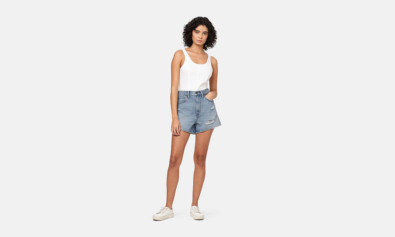 High Waisted Mom Short