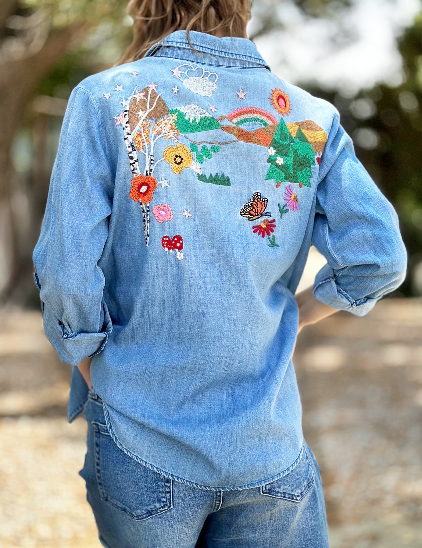 Happy Place Denim Shirt