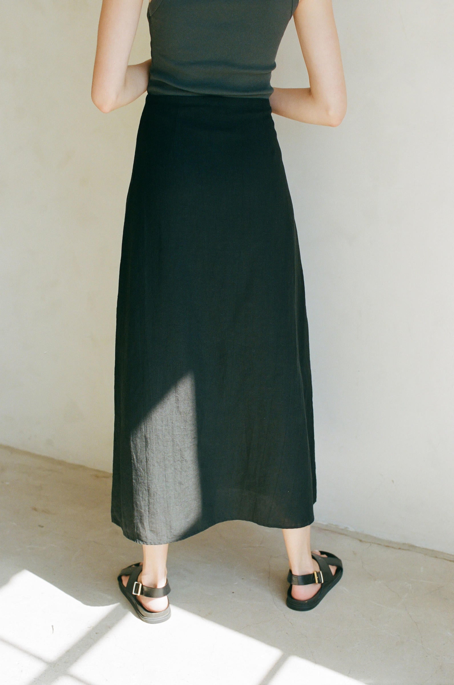 Novella Buttoned Skirt