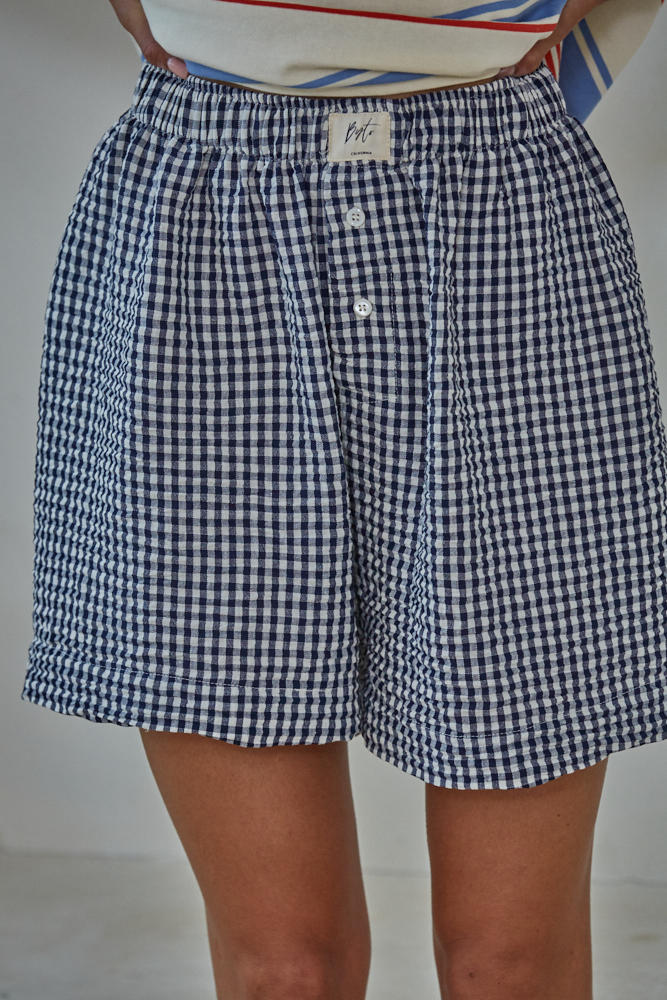 Michel Gingham Shorts