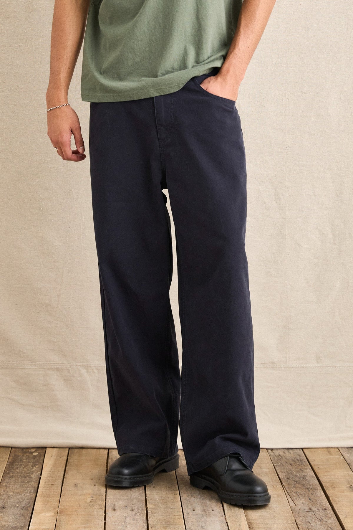 Relaxed Wash Canvas Pant