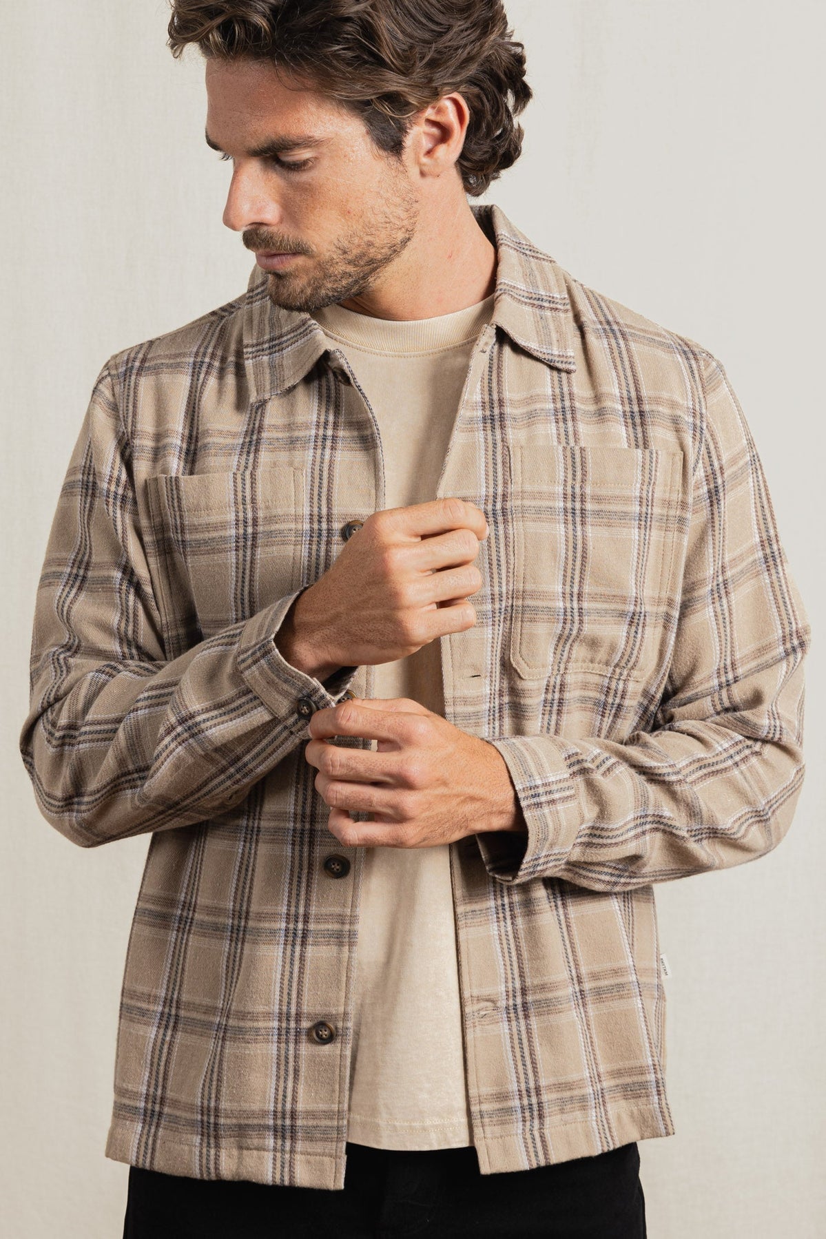 Essential Check LS Shirt