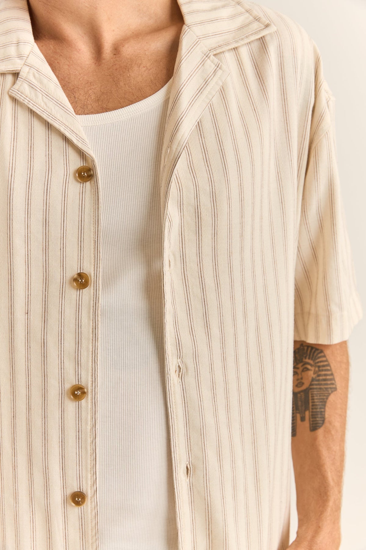 Relaxed Striped SS Shirt