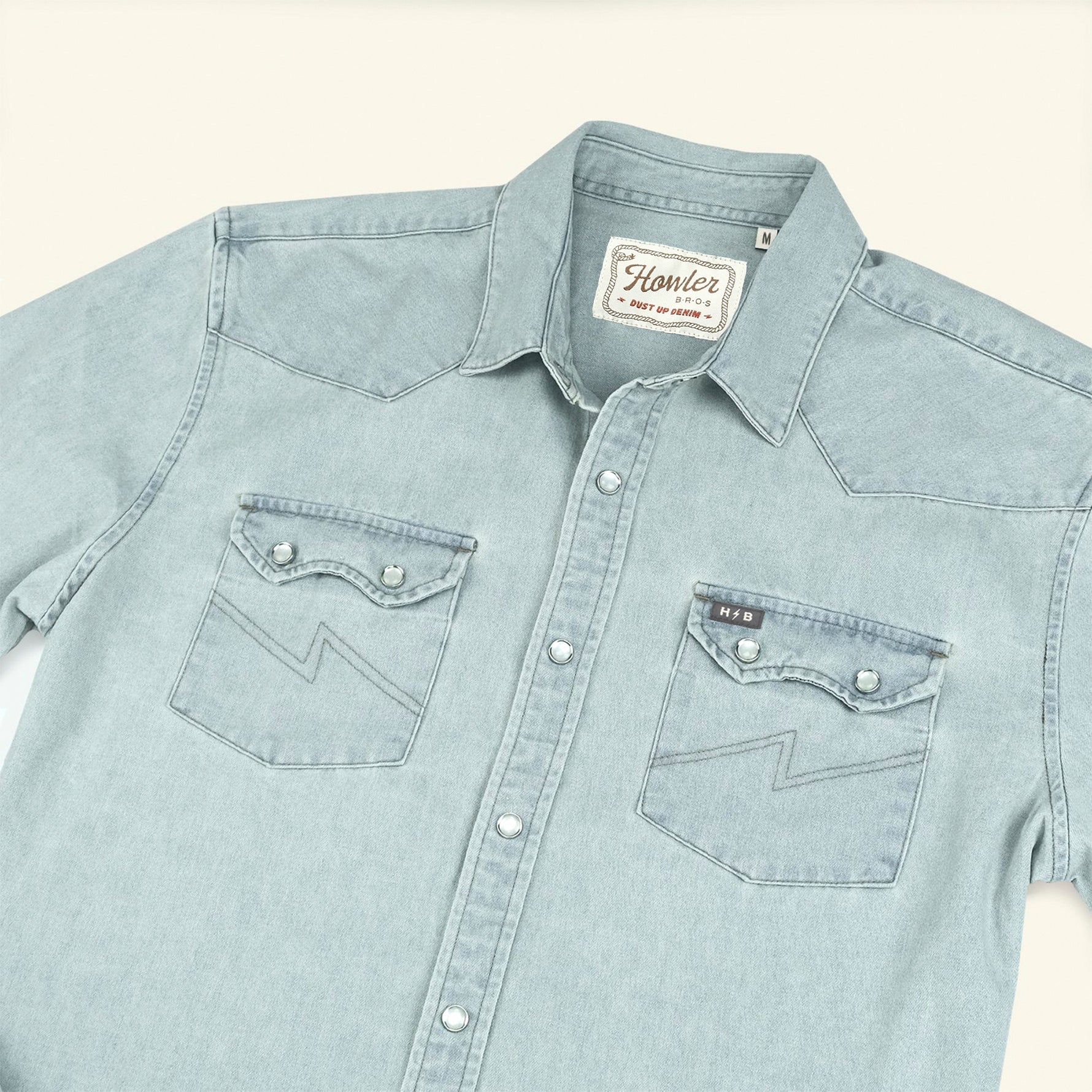 Dust Up Denim Snapshirt