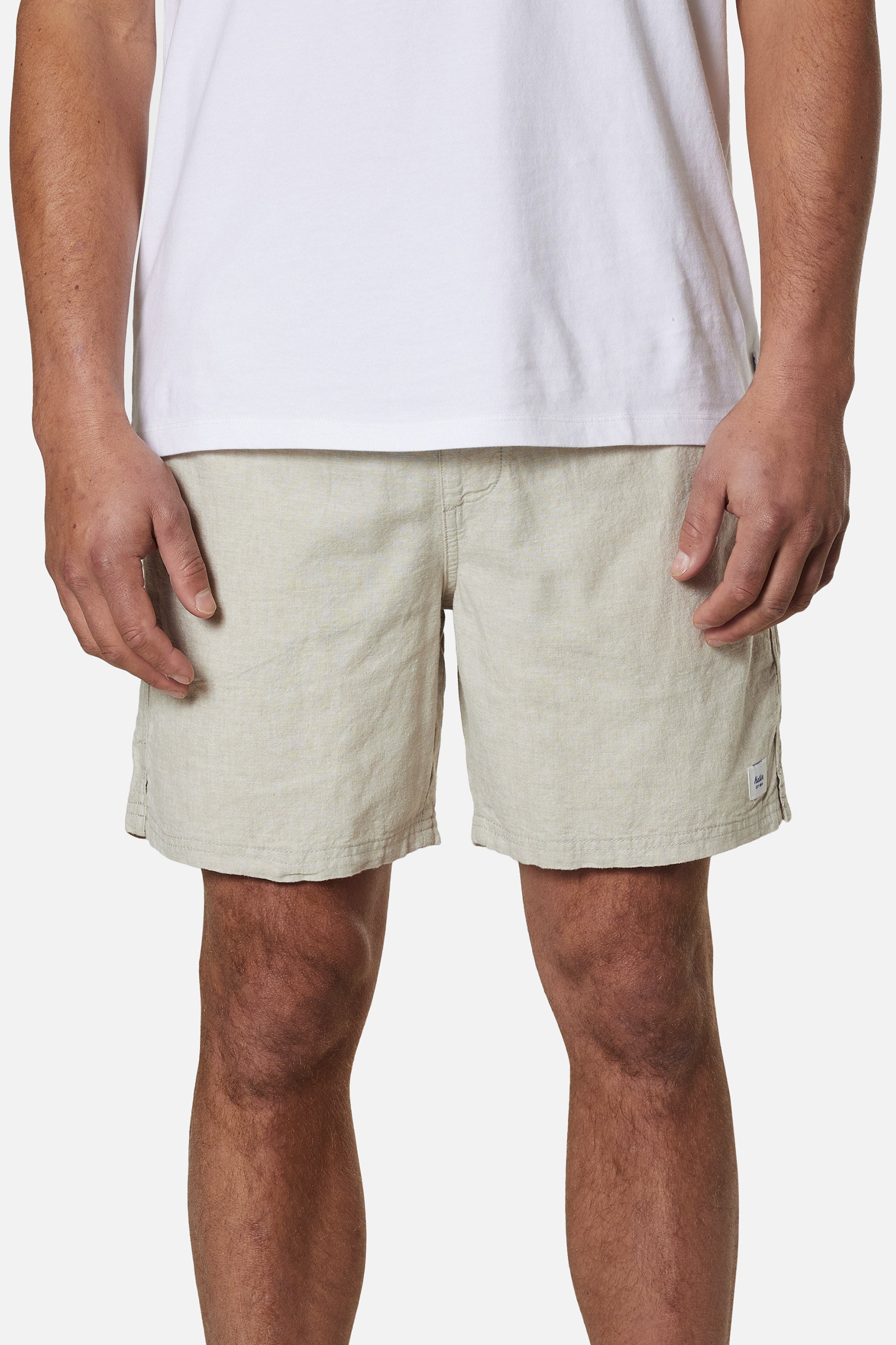 Isaiah Local Short Light Gray - Flat Lay 02