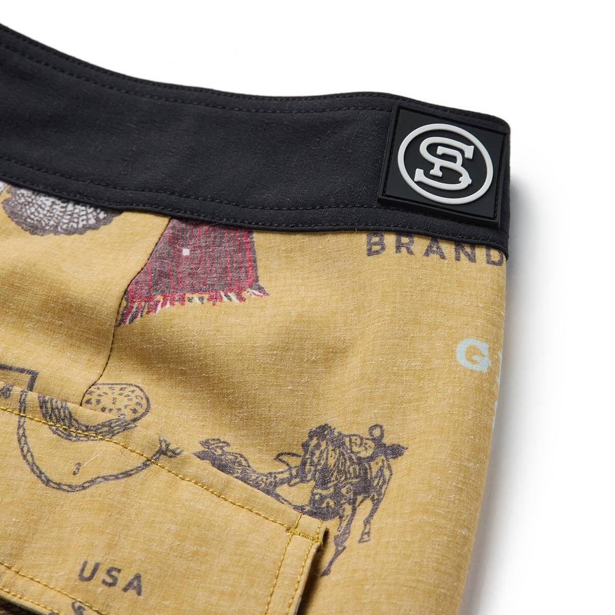 Microdose Scallop Boardshort Bronze - Seager