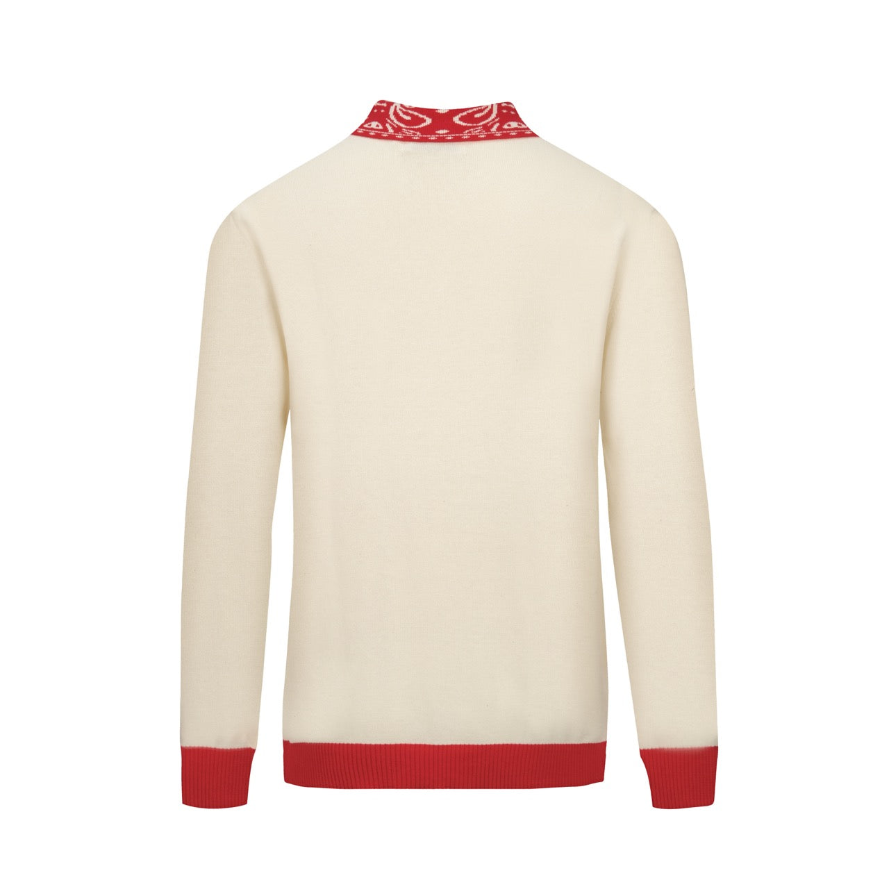 Red Vintage Knit Cardigan