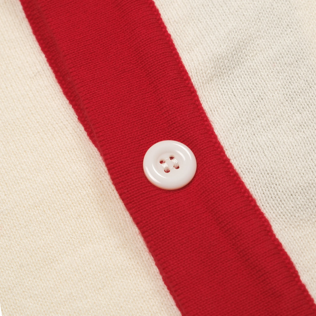 Red Vintage Knit Cardigan