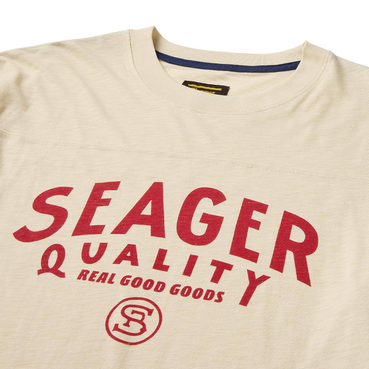 Riggins Crew Tee Cream - Seager