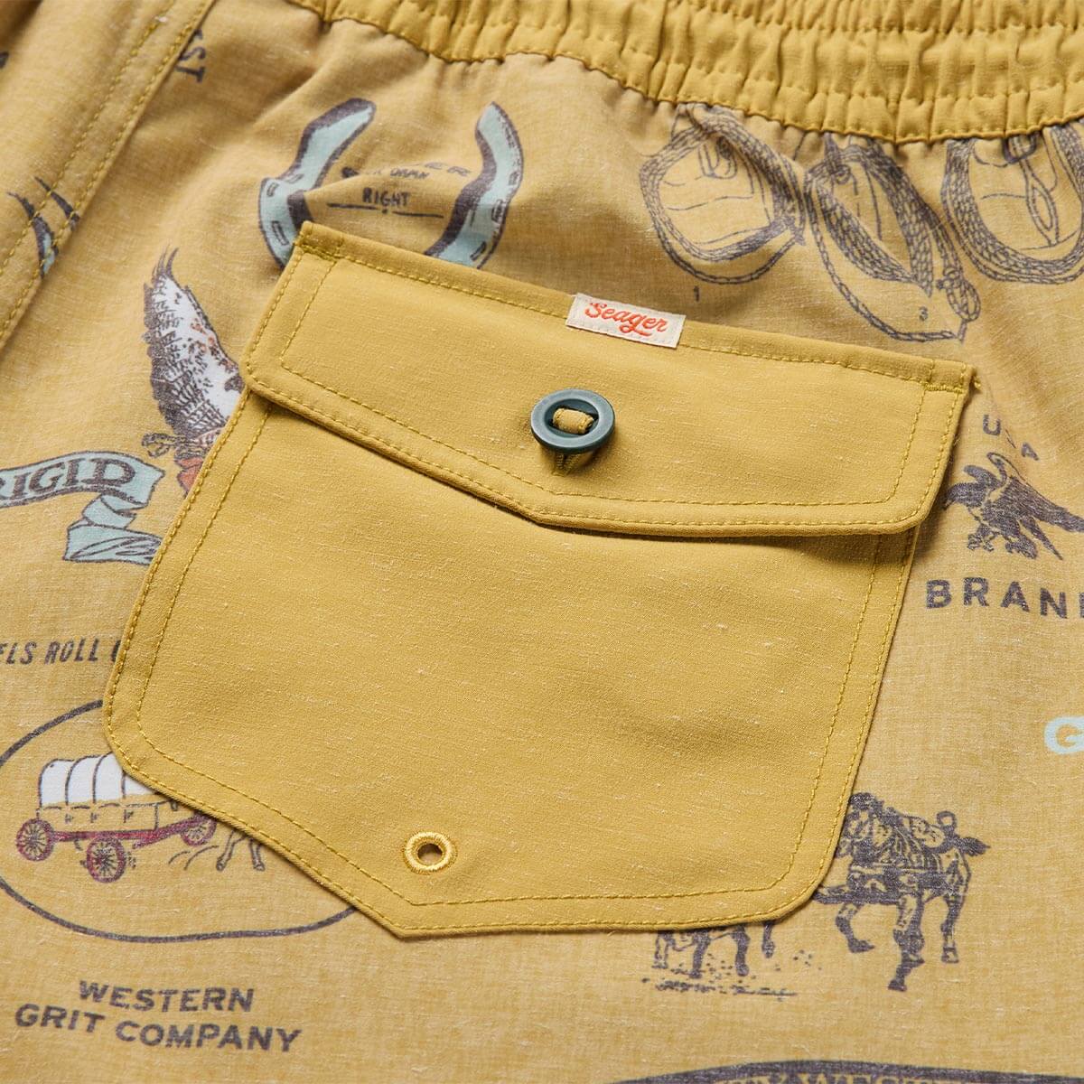 Yuma Hybrid Shorts Bronze - Seager